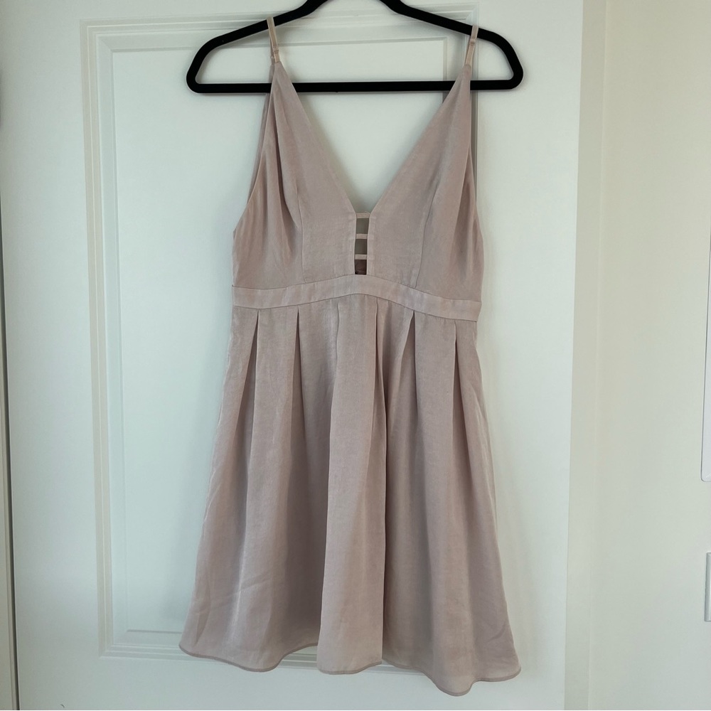 Free People Silky Dusty Pink Dress